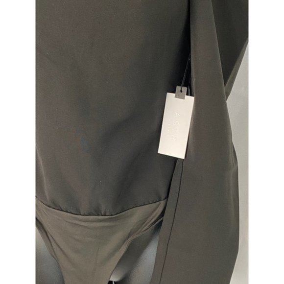 Astr The Label Isolde One Shoulder Bodysuit Black - Picture 6 of 9